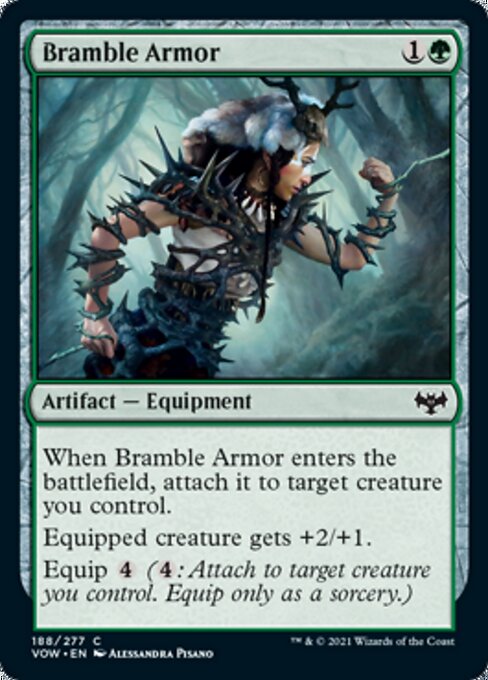 Bramble Armor (Innistrad: Crimson Vow) Medium Play