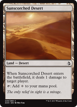 Sunscorched Desert (Amonkhet) Medium Play