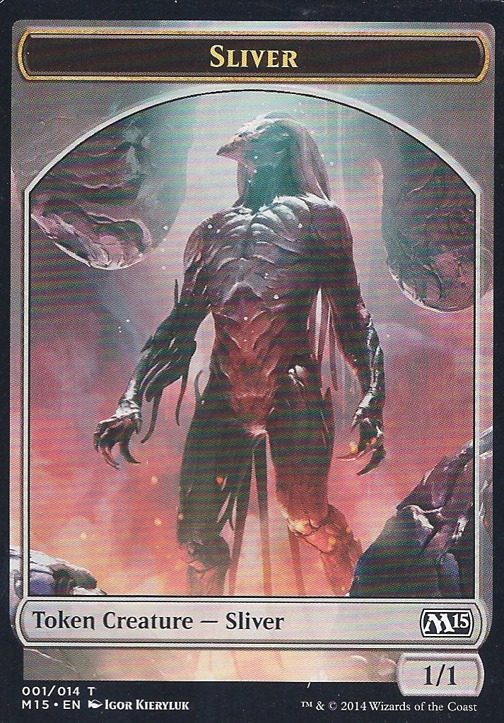 Sliver Token (Magic 2015 Core Set) Light Play
