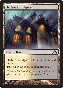 Orzhov Guildgate (2) (Gatecrash) Near Mint