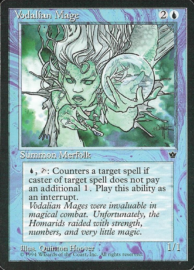Vodalian Mage (1) (Fallen Empires) Near Mint