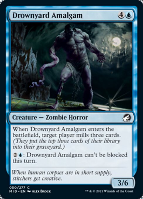 Drownyard Amalgam (Innistrad: Midnight Hunt) Near Mint Foil