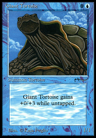 Giant Tortoise (dark circle) (Arabian Nights) Medium Play