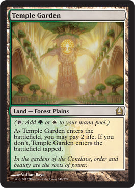 Temple Garden (Return to Ravnica) Near Mint