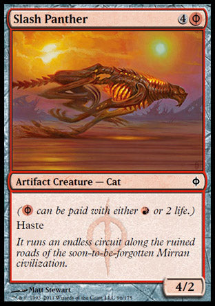 Slash Panther (New Phyrexia) Medium Play