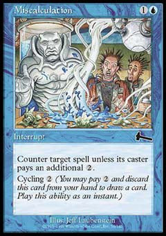 Miscalculation (Urza's Legacy) Medium Play