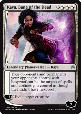 Kaya, Bane of the Dead (War of the Spark) Damaged / Poor