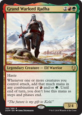 Grand Warlord Radha (Dominaria) Medium Play Foil