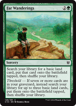 Far Wanderings (Commander 2016 Edition) Near Mint