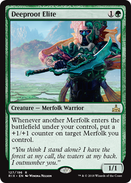 Deeproot Elite (Rivals of Ixalan) Medium Play