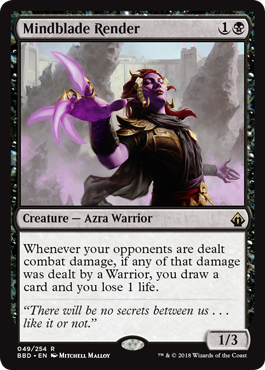 Mindblade Render (Battlebond) Near Mint Foil