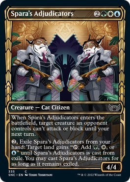 Spara's Adjudicators (Showcase) (Streets of New Capenna) Near Mint Foil