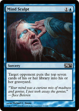 Mind Sculpt (Magic 2013 Core Set) Medium Play