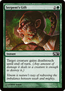 Serpent's Gift (Magic 2013 Core Set) Medium Play