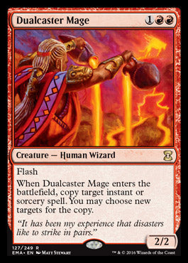 Dualcaster Mage (Eternal Masters) Light Play