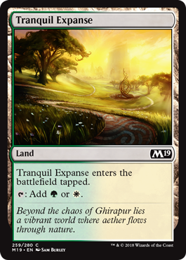 Tranquil Expanse (Magic 2019 Core Set) Near Mint