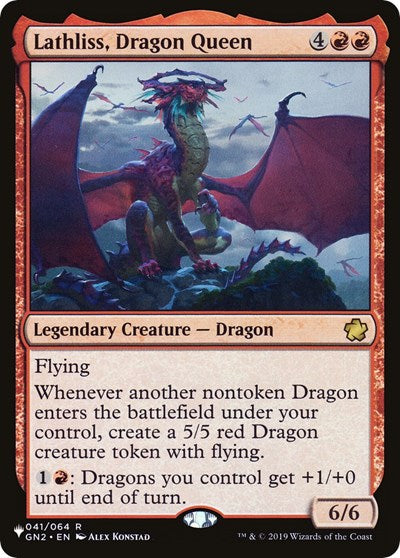 Lathliss, Dragon Queen (The List) Near Mint