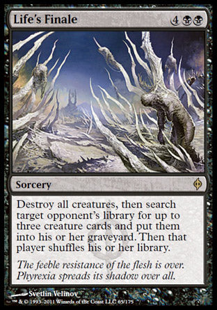 Life's Finale (New Phyrexia) Light Play