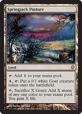 Springjack Pasture (Commander 2013 Edition) Light Play