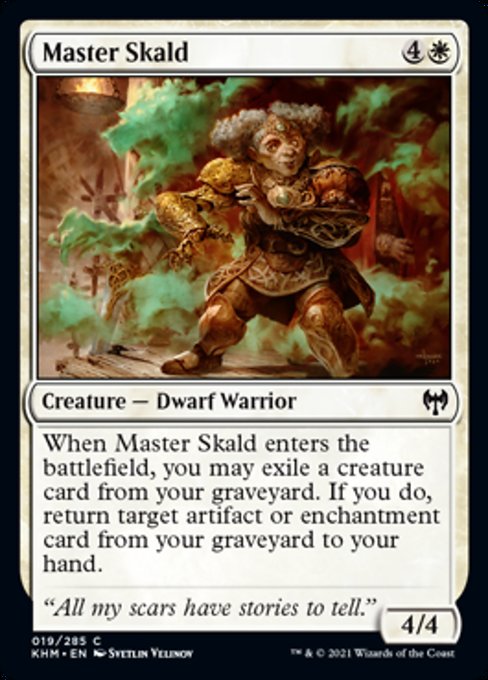 Master Skald (Kaldheim) Near Mint Foil