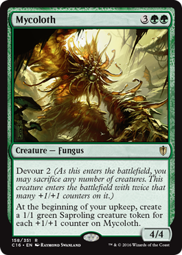 Mycoloth (Commander 2016 Edition) Light Play