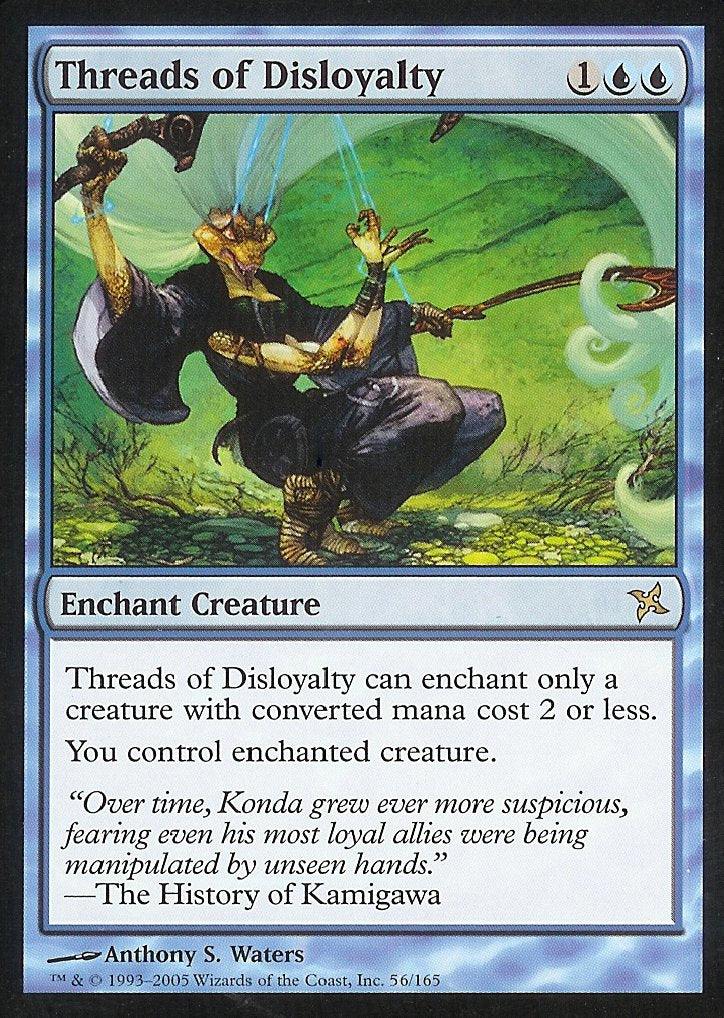 Threads of Disloyalty (Betrayers of Kamigawa) Light Play