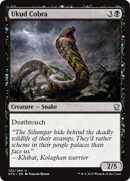 Ukud Cobra (Dragons of Tarkir) Near Mint