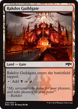 Rakdos Guildgate (Ravnica Allegiance) Light Play