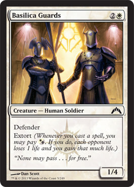 Basilica Guards (Gatecrash) Light Play Foil