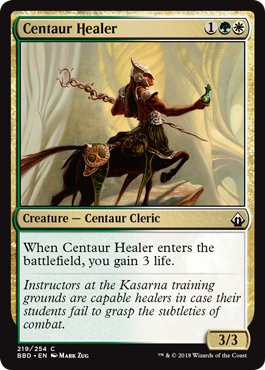 Centaur Healer (Battlebond) Medium Play