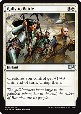 Rally to Battle (Ravnica Allegiance) Near Mint Foil