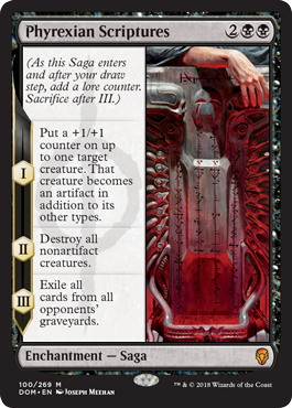 Phyrexian Scriptures (Dominaria) Medium Play Foil