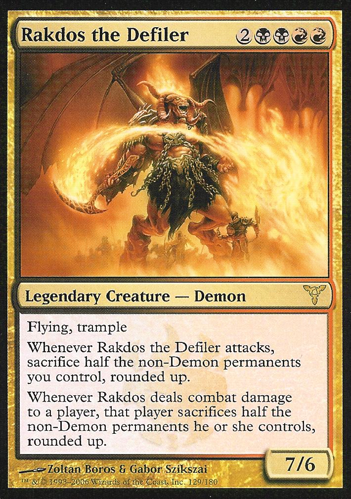 Rakdos the Defiler (Dissension) Medium Play