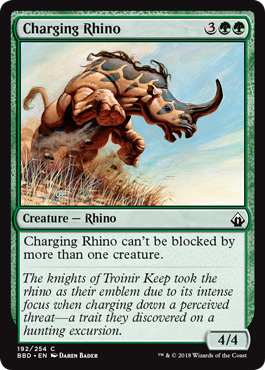 Charging Rhino (Battlebond) Near Mint