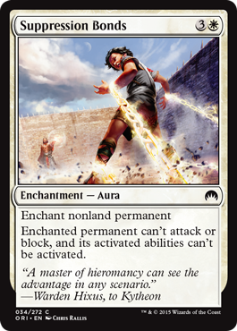 Suppression Bonds (Magic Origins) Near Mint