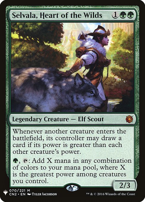 Selvala, Heart of the Wilds (Mystery Booster) Medium Play