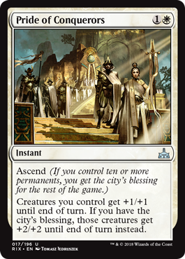Pride of Conquerors (Rivals of Ixalan) Near Mint