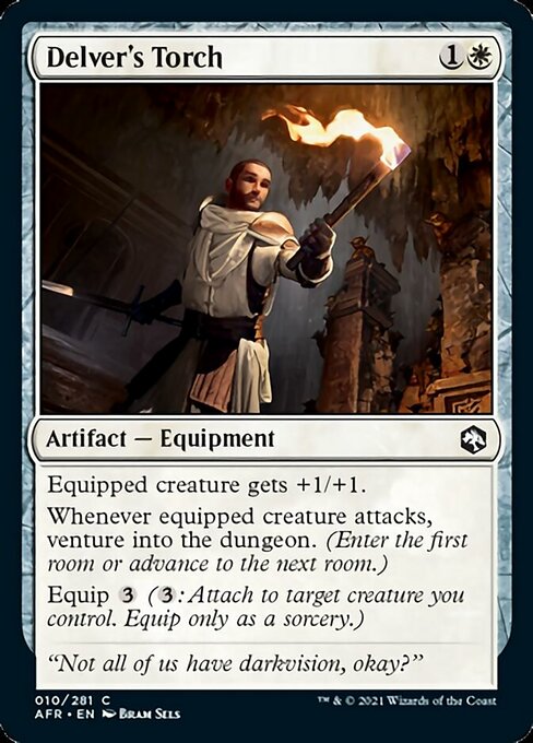 Delver's Torch (Adventures in the Forgotten Realms) Near Mint Foil