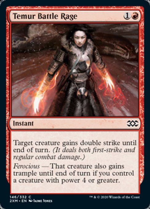 Temur Battle Rage (Double Masters) Near Mint