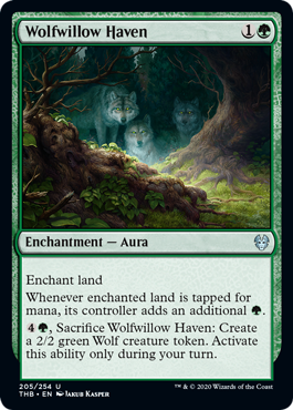Wolfwillow Haven (Theros Beyond Death) Medium Play