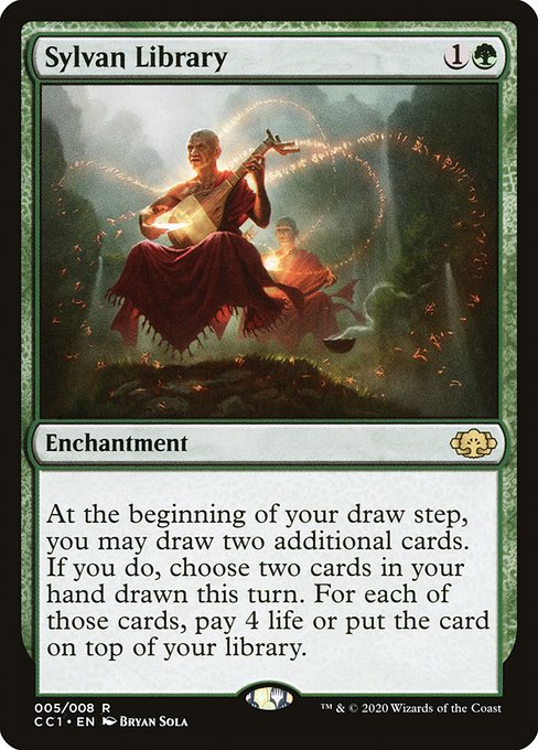 Sylvan Library (Commander Collection: Green) Near Mint