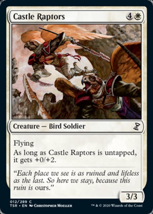 Castle Raptors (Time Spiral Remastered) Near Mint Foil