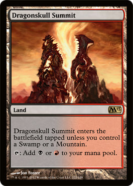 Dragonskull Summit (Magic 2013 Core Set) Heavy Play Foil