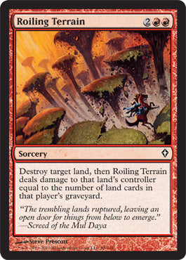 Roiling Terrain (Worldwake) Light Play