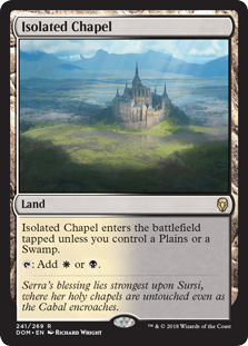Isolated Chapel (Dominaria) Medium Play Foil