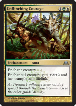 Unflinching Courage (Dragon's Maze) Near Mint Foil