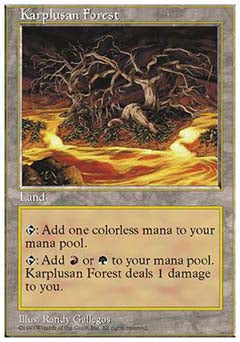 Karplusan Forest (5th Edition) Light Play