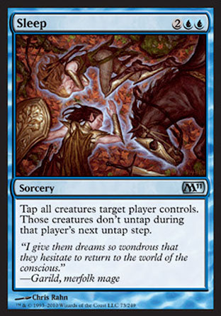 Sleep (Magic 2011 Core Set) Medium Play