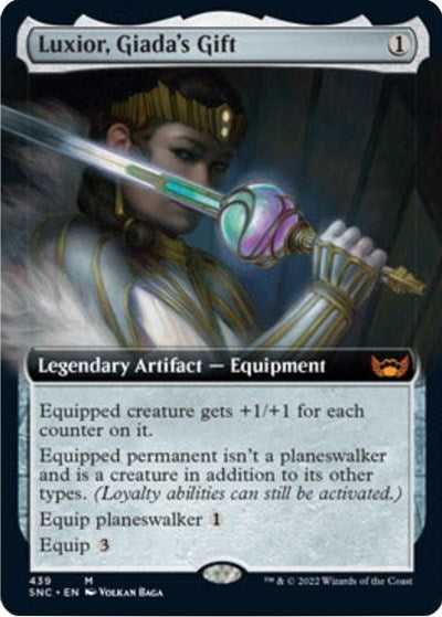 Luxior, Giada's Gift (Extended Art) (Streets of New Capenna) Near Mint Foil