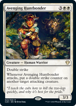Avenging Huntbonder (Commander 2020 Ikoria) Near Mint